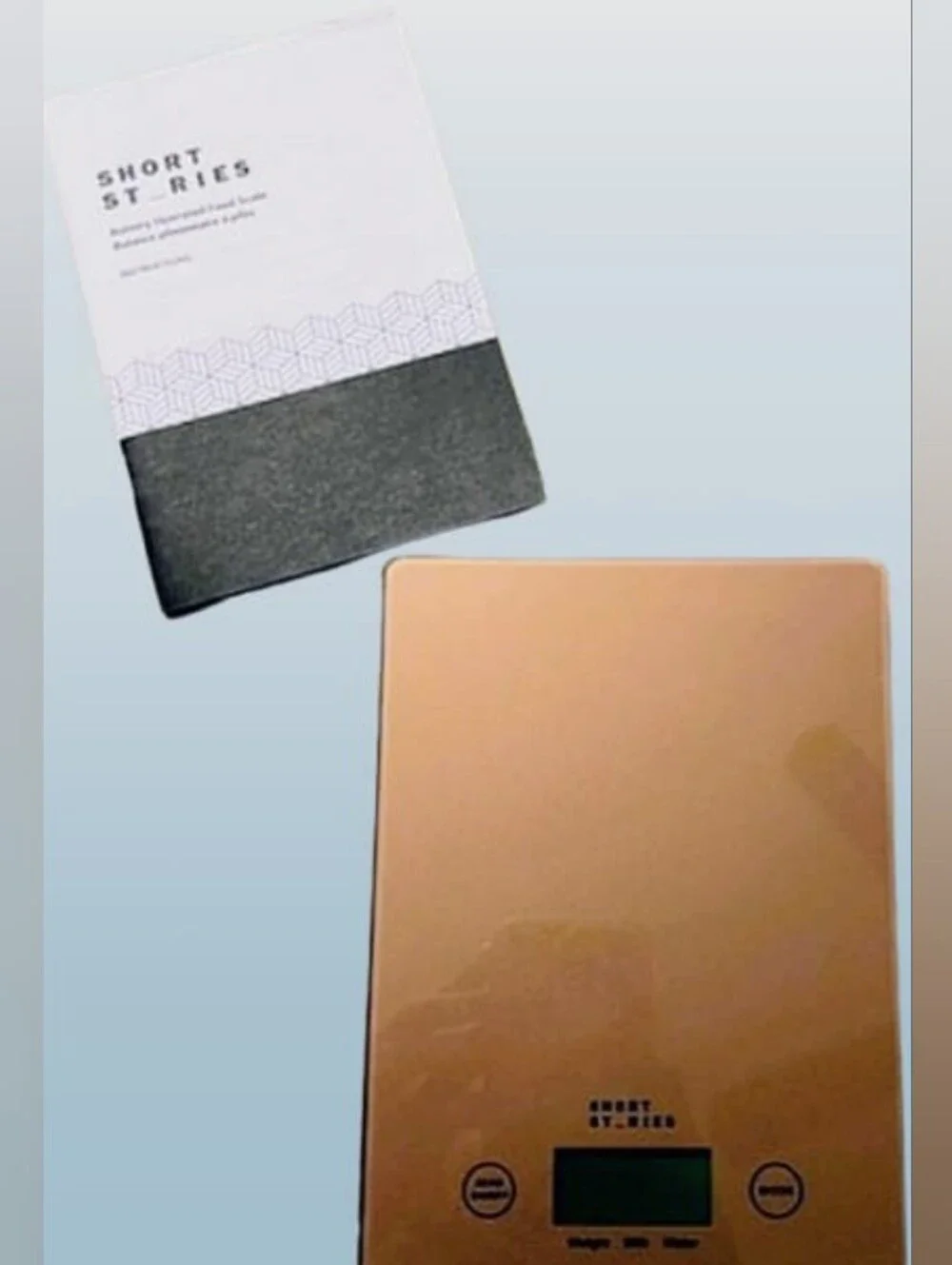 NIB Digital Kitchen Scale in Rose Gold